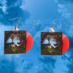 Ashnikko Panic Attacks in Paradise/ Maggots Singles Vinyl Record Handmade Earrings!