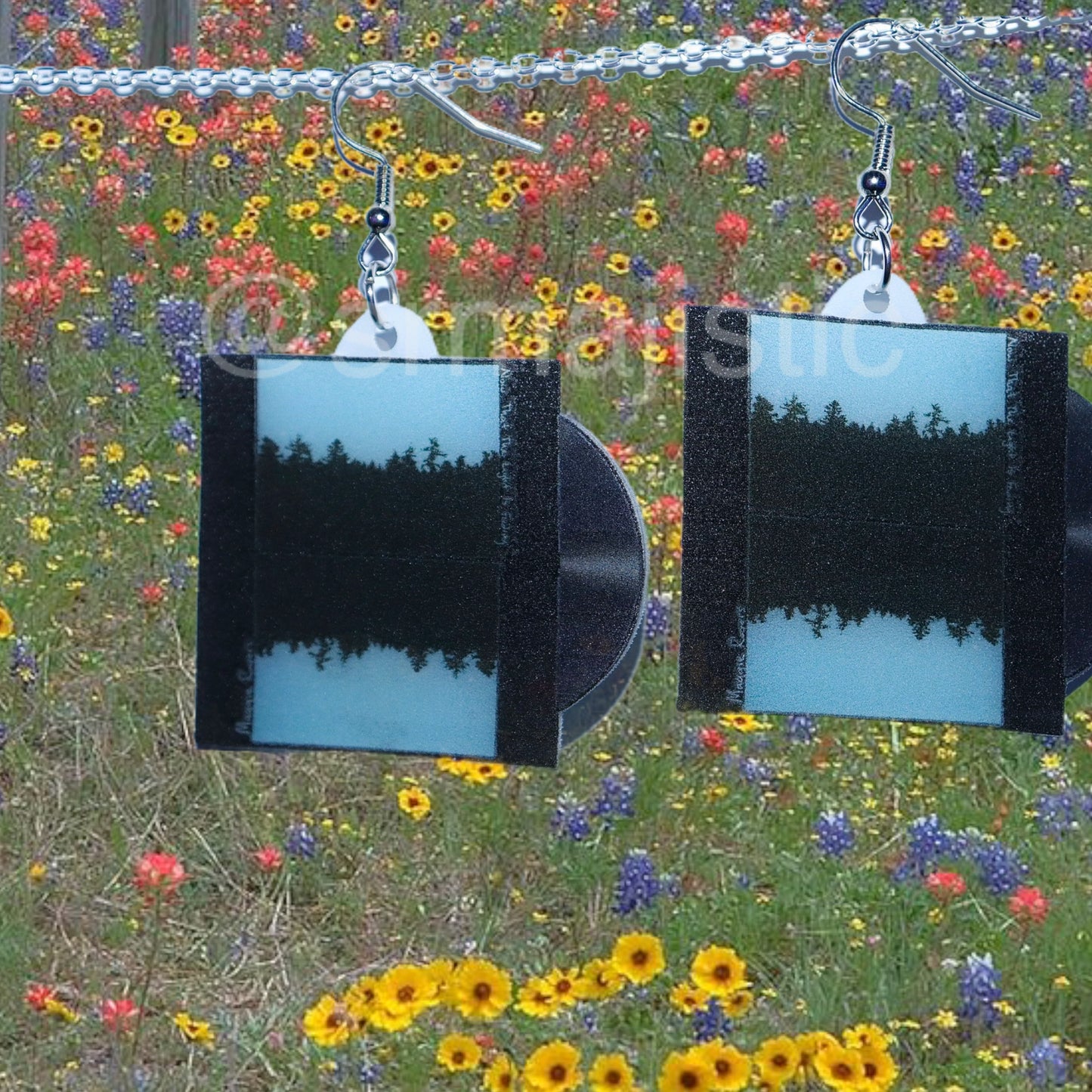 Maggie Rogers Now That the Light is Fading Vinyl Album Handmade Earrings!