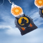 Dark Goth Creature Handmade Earrings (collaboration with @saltnox)