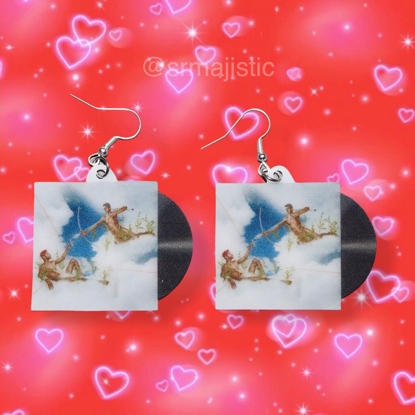 Lil Nas X Montero / Call Me by Your Name Vinyl Single Handmade Earrings!