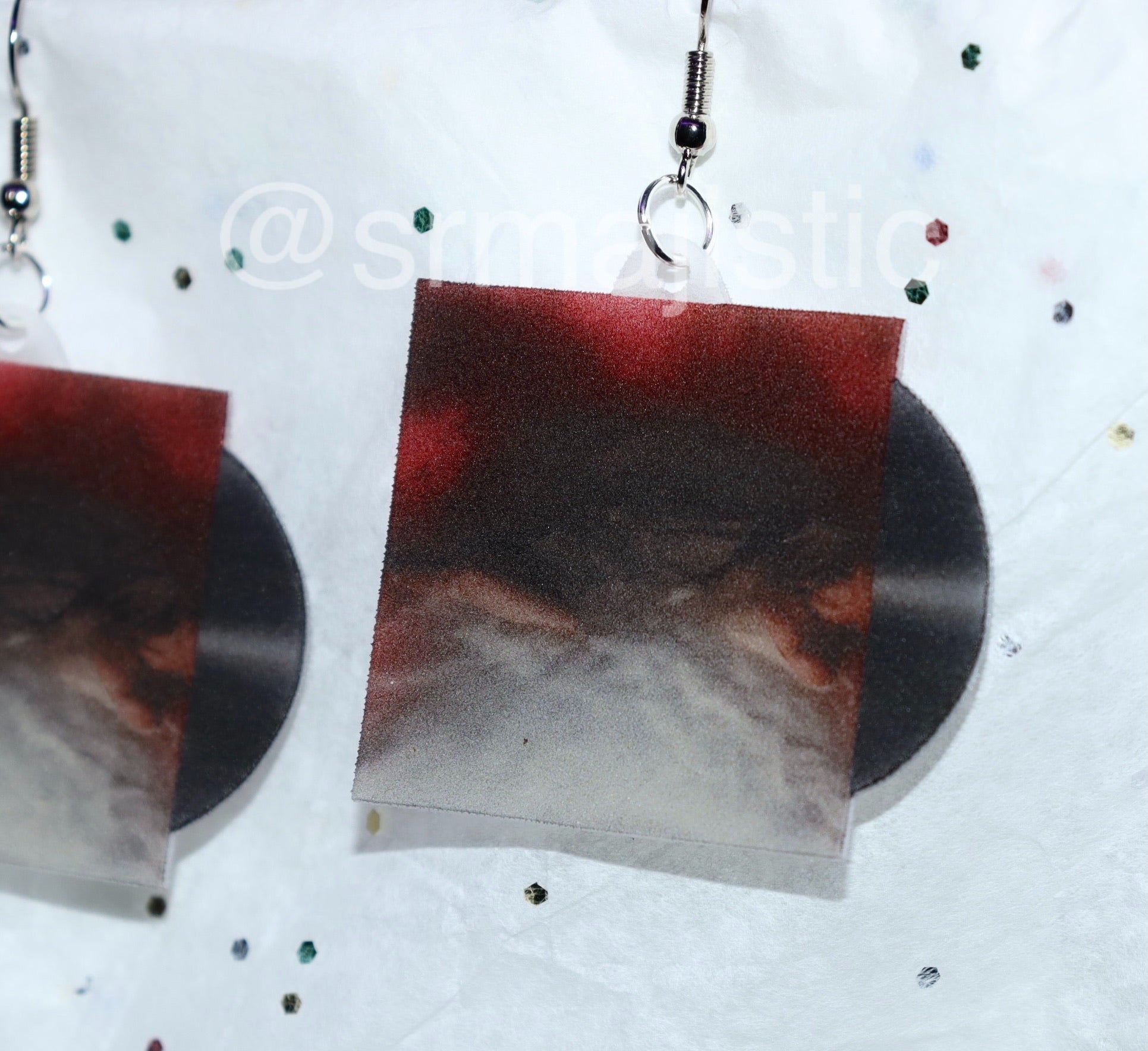 Hayley Williams Flowers for Vases / Descansos Vinyl Album Handmade Earrings!
