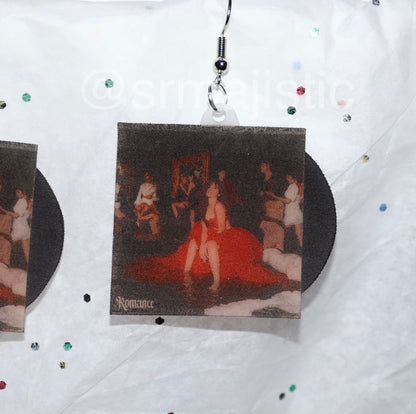Camilla Cabello Romance Vinyl Album Handmade Earrings!