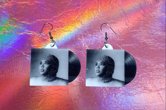 Lizzo Special Vinyl Album Handmade Earrings!