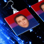 Paul Dano Says Gay Rights Pride Flag Handmade Earrings!