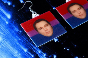 Paul Dano Says Gay Rights Pride Flag Handmade Earrings!