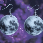 Detailed Moon Handmade Earrings!