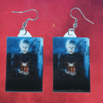 Hellraiser Pinhead Character 2D detailed Handmade Earrings!