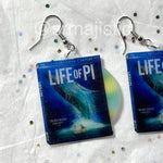 Life of Pi (2012) DVD 2D detailed Handmade Earrings!