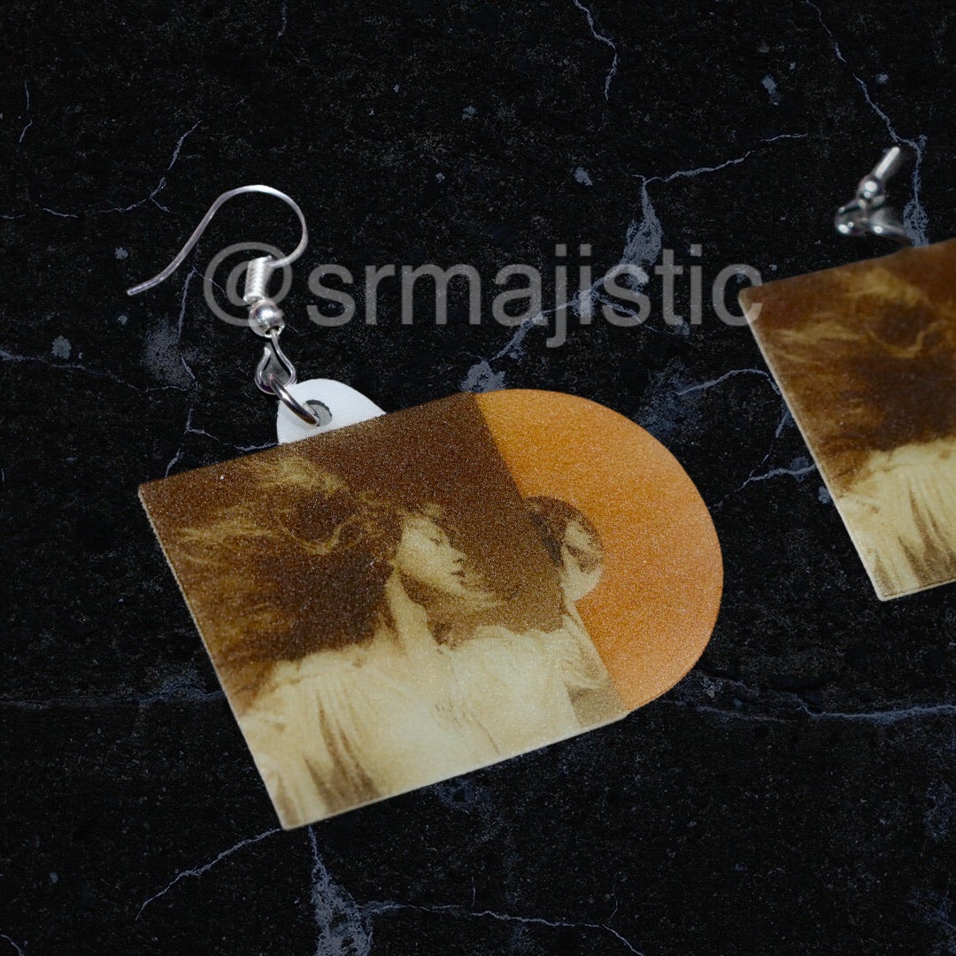Taylor Swift Fearless (Taylor’s Version) Vinyl Album Handmade Earrings!