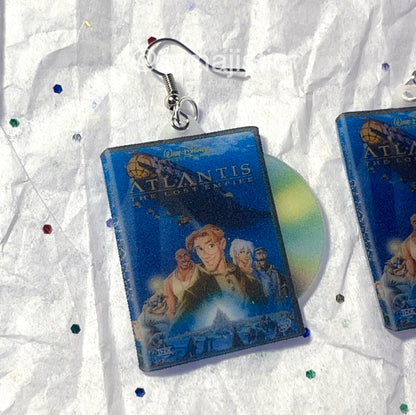 Atlantis: The Lost Empire (2001) DVD 2D detailed Handmade Earrings!
