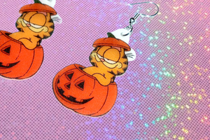 Garfield Character Collection of Cute Detailed Handmade Earrings!