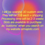 CUSTOM EARRING SLOTS