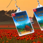 Stardew Valley Nintendo Switch 2D Game detailed Handmade Earrings!