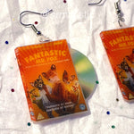 Fantastic Mr. Fox (2009) DVD 2D detailed Handmade Earrings!