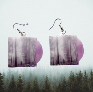 Taylor Swift Folklore Vinyl Album Handmade Earrings!