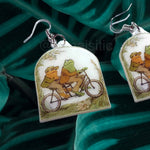 Frog and Toad Character Handmade Earrings!