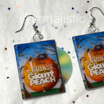James and the Giant Peach (1996) DVD 2D detailed Handmade Earrings!