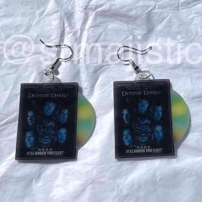 Donnie Darko (2001) DVD 2D detailed Handmade Earrings!