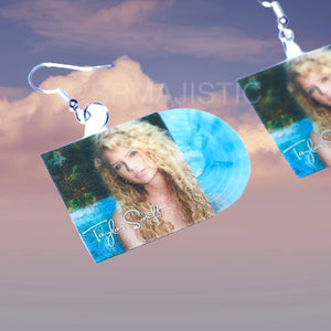 Taylor Swift Self Titled Vinyl Album Handmade Earrings!