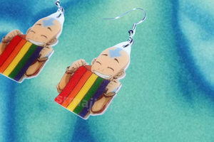 Aang Says Gay Rights Handmade Earrings!