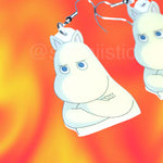 Moomin Cartoon Character Handmade Earrings!