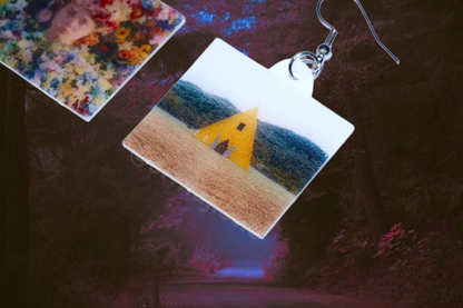 Midsommar Final Scene Split Frame Still Handmade Earrings!