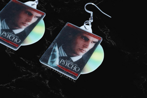 American Psycho (2000) DVD 2D detailed Handmade Earrings!