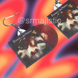 Florence and the Machine Lungs Vinyl Album Handmade Earrings!