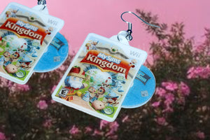 My Sims Kingdom Wii Game 2D detailed Handmade Earrings!