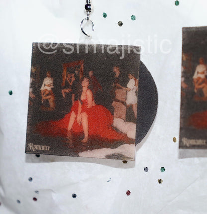 Camilla Cabello Romance Vinyl Album Handmade Earrings!