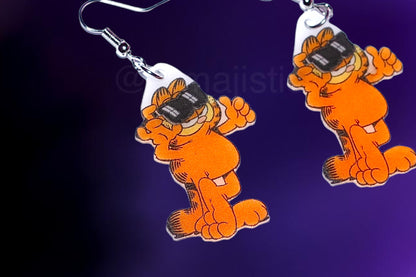 Garfield Character Collection of Cute Detailed Handmade Earrings!