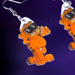 Garfield Character Collection of Cute Detailed Handmade Earrings!
