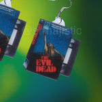 Evil Dead (1981) VHS Tape 2D detailed Handmade Earrings!