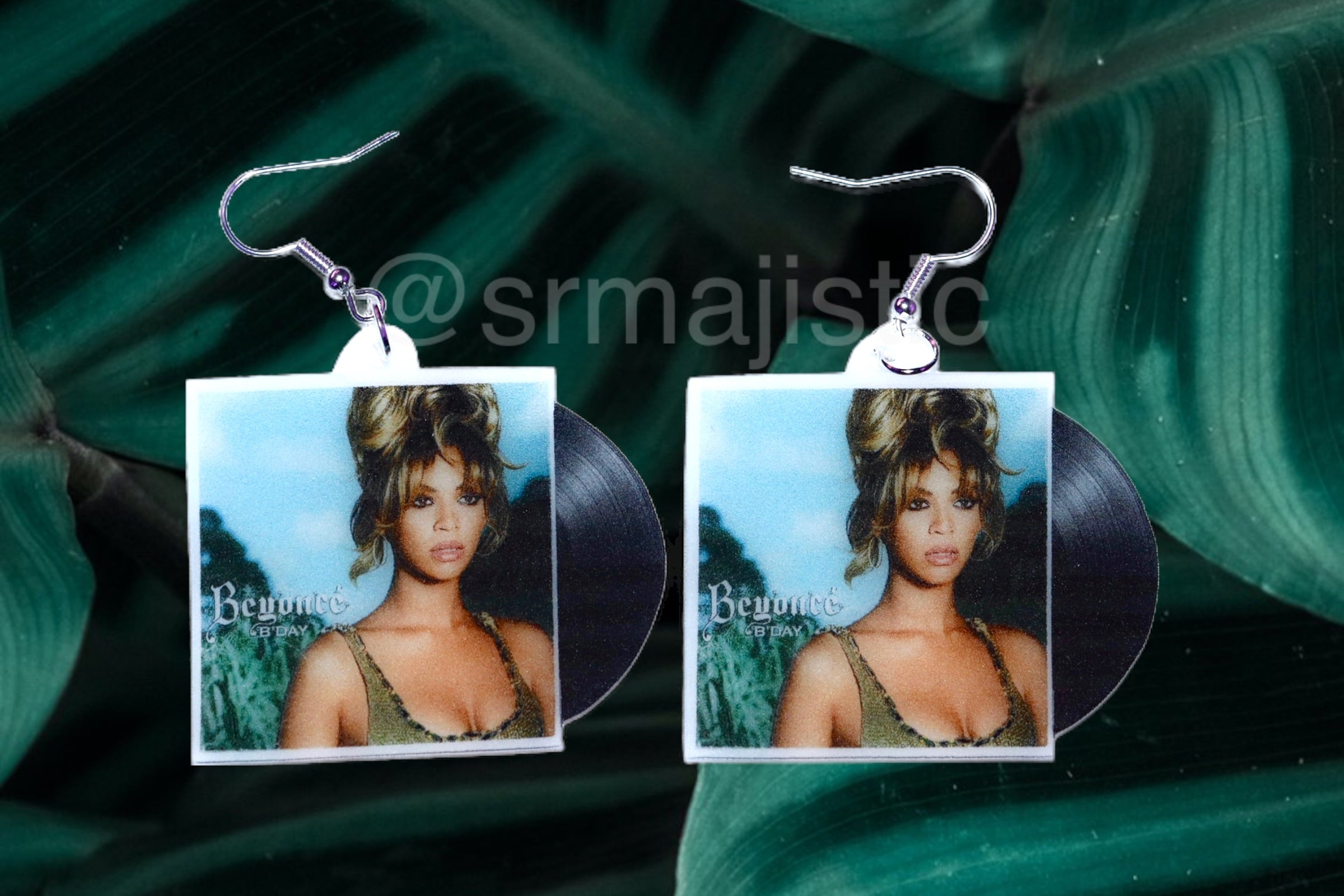 Beyoncé Complete Collection Vinyl Albums Handmade Earrings!