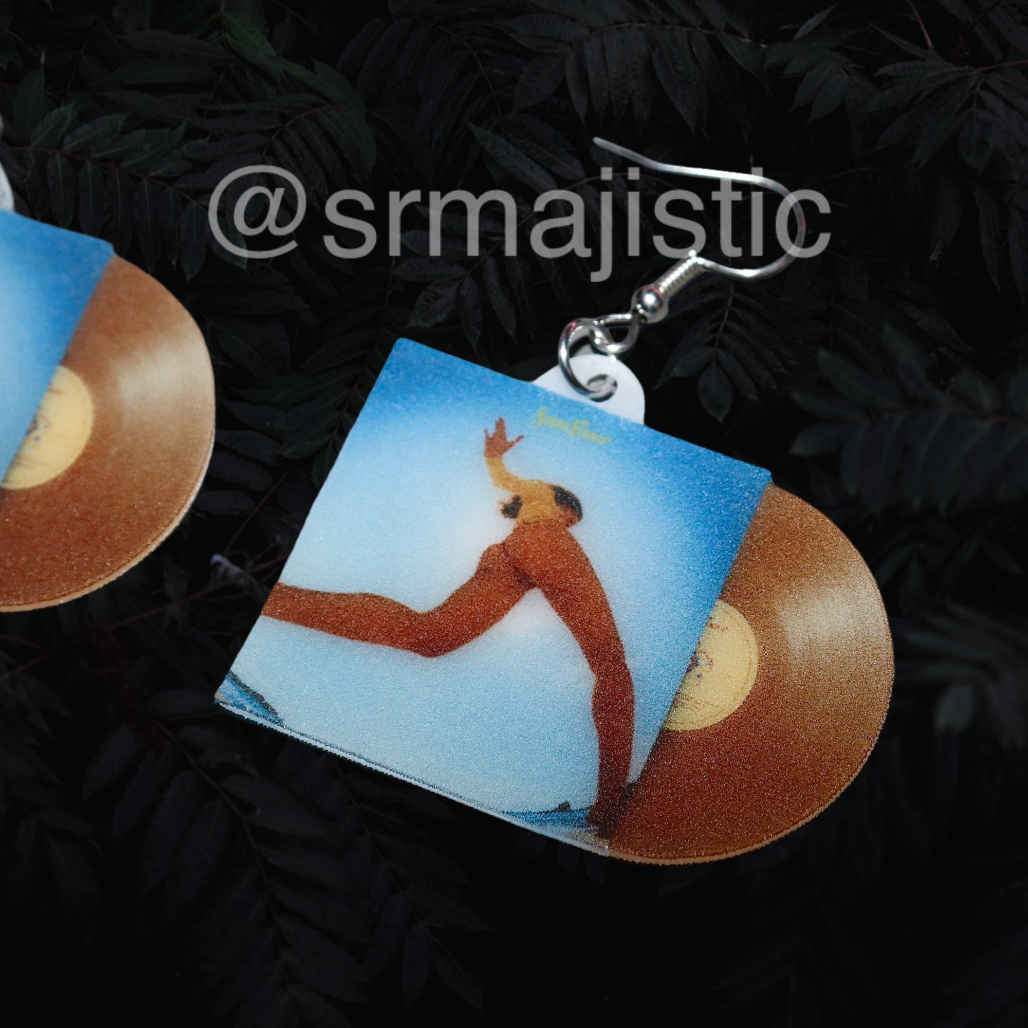 Lorde Solar Power Vinyl Album Handmade Earrings!
