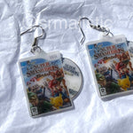 Super Smash Bros Brawl Wii Game 2D detailed Handmade Earrings!