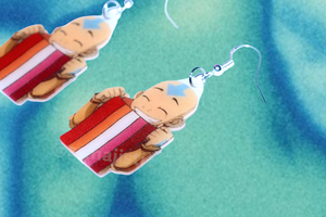 Aang Says Gay Rights Handmade Earrings!