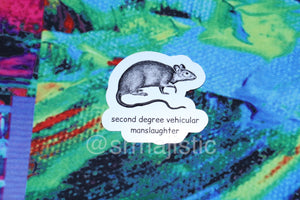 Rat Felony Funny Meme Stickers!