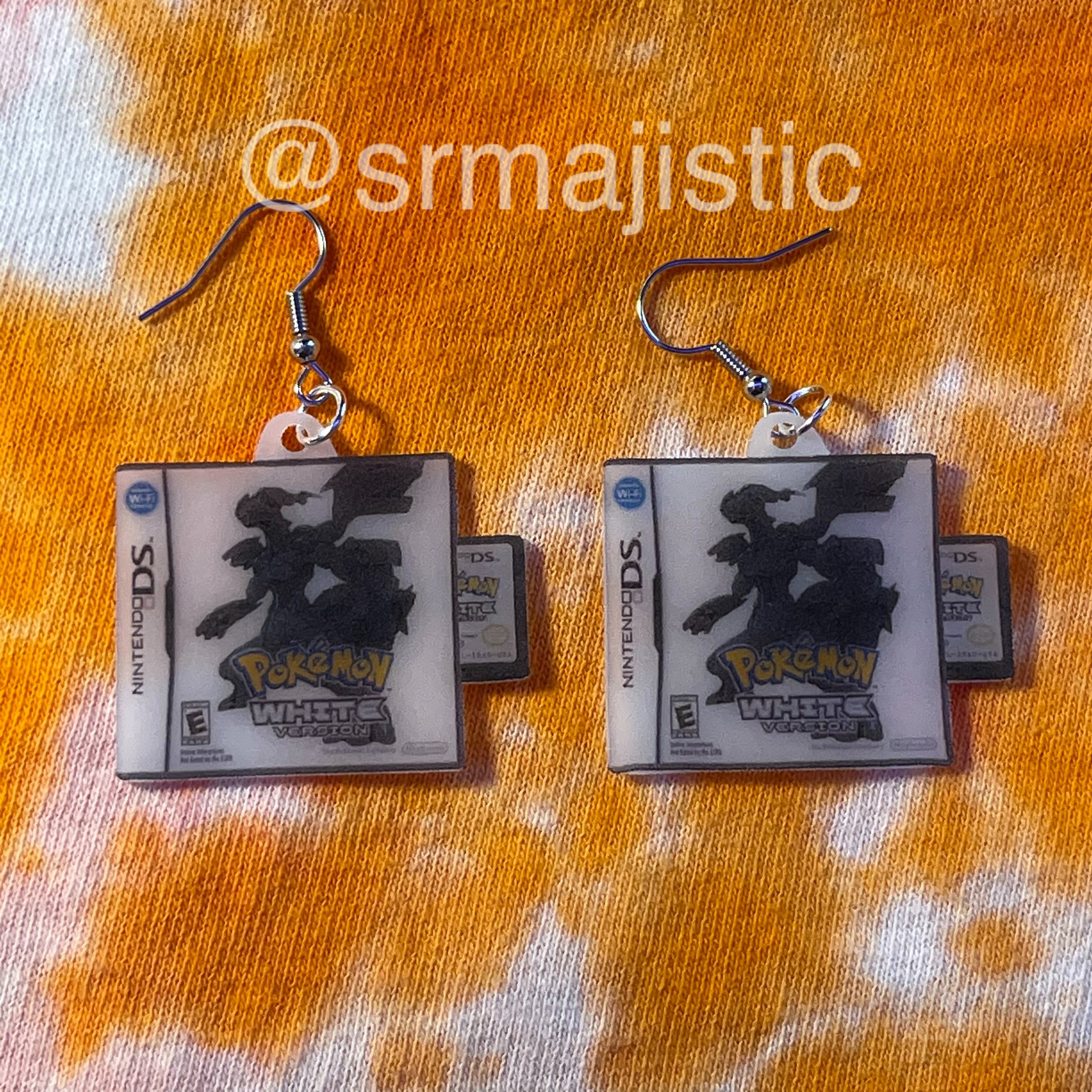Pokémon Nintendo DS 2D detailed Handmade Earrings!