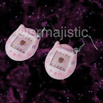 Nostalgic Tamagotchi Retro 2000’s 2D Toy Handmade Earrings!