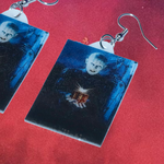 Hellraiser Pinhead Character 2D detailed Handmade Earrings!