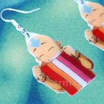 Aang Says Gay Rights Handmade Earrings!