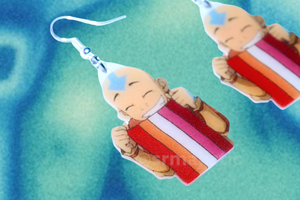 Aang Says Gay Rights Handmade Earrings!