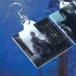 The Witch Barn Scene Split Frame Still Handmade Earrings!