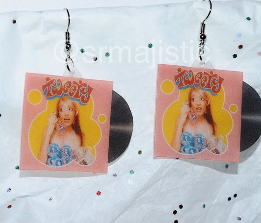 Raveena Tweety Vinyl Single Handmade Earrings!