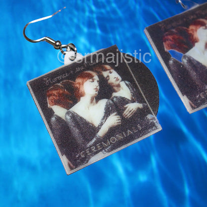 Florence and the Machine Ceremonials Vinyl Album Handmade Earrings!