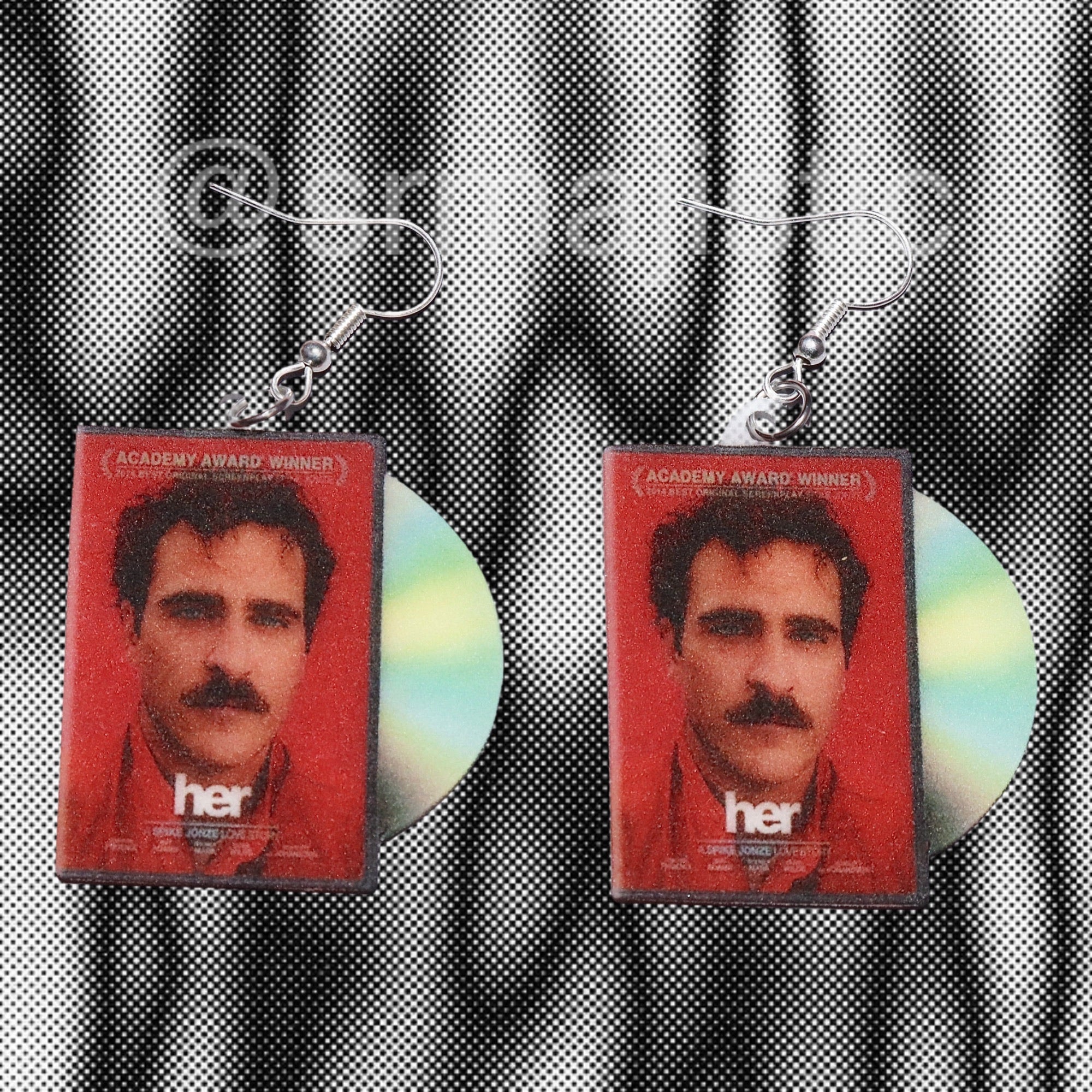 Her (2013) DVD 2D detailed Handmade Earrings!