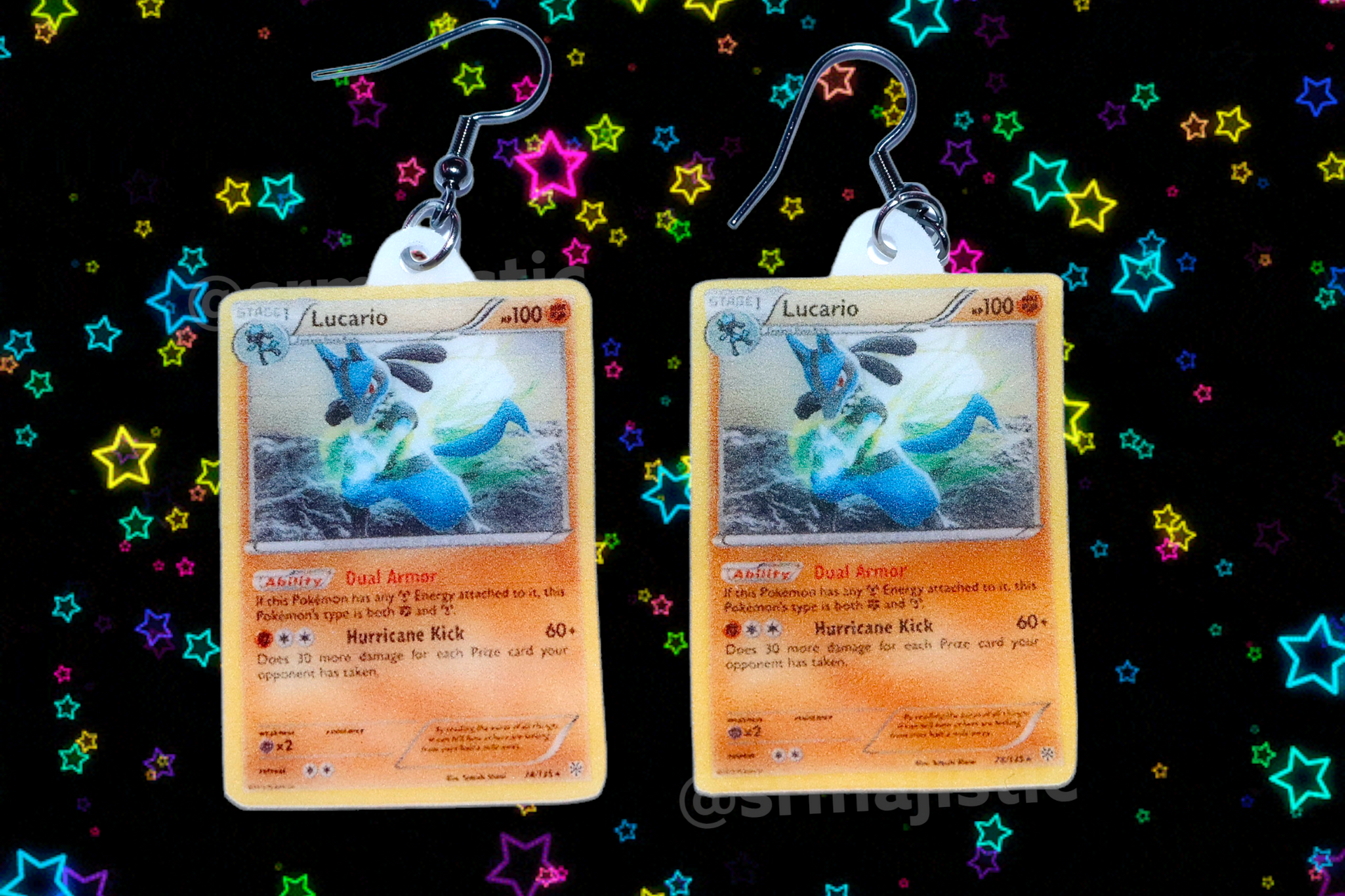 Pokémon Cards Detailed Handmade Earrings! – Sam Makes Things