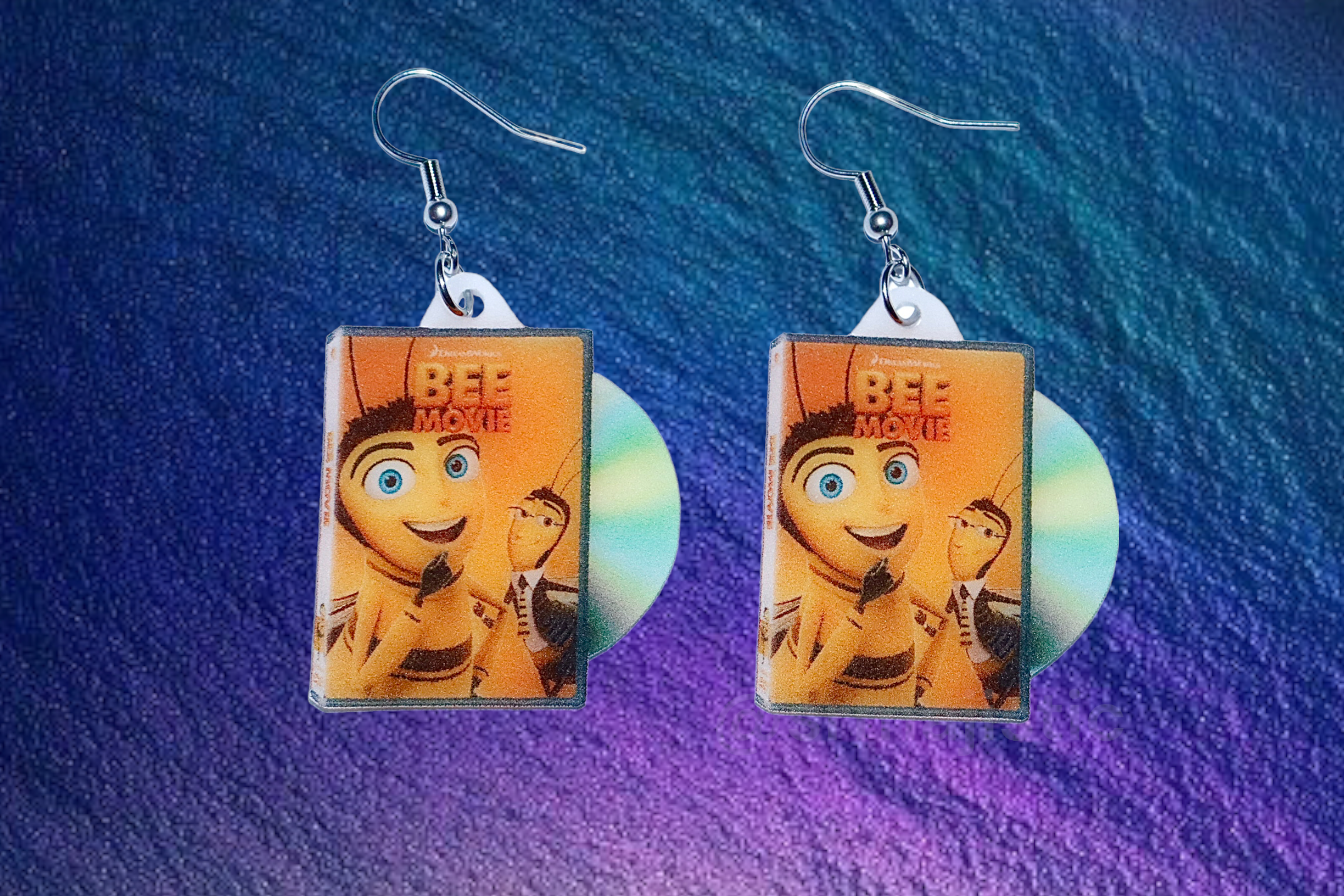 Bee Movie (2007) DVD 2D detailed Handmade Earrings!