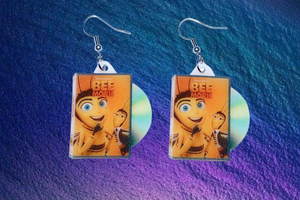 Bee Movie (2007) DVD 2D detailed Handmade Earrings!